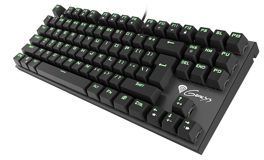 Клавиатура Genesis Mechanical Gaming Keyboard Thor 300 Tkl Green Backlight Outemu Blue Switch Us Layout Клавиатура Genesis Mechanical Gaming Keyboard Thor 300 Tkl Green Backlight Outemu Blue Switch Us Layout